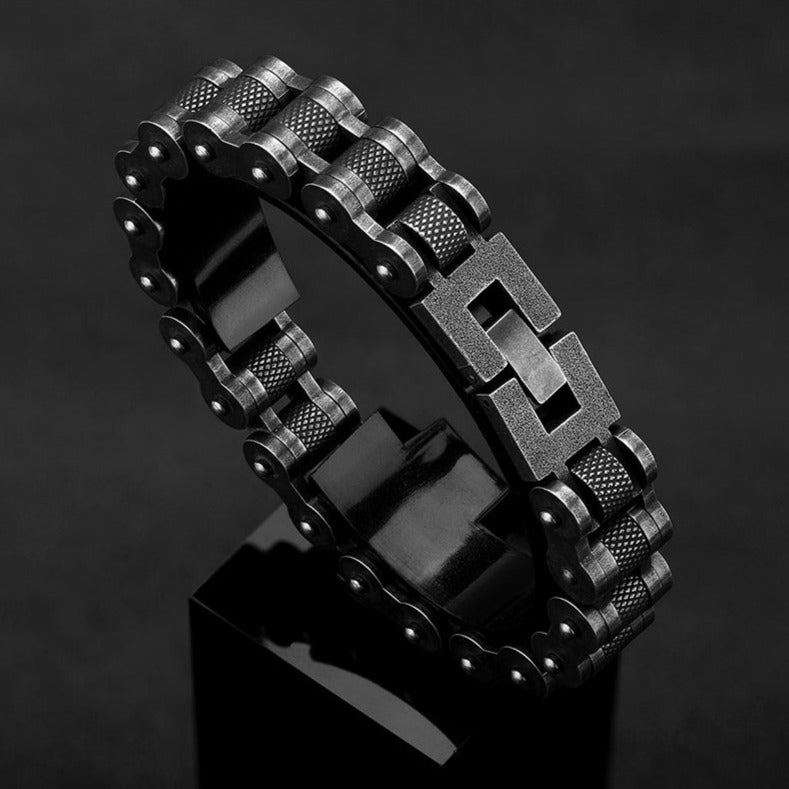 Pulseira masculina de aço inoxidável - Forger