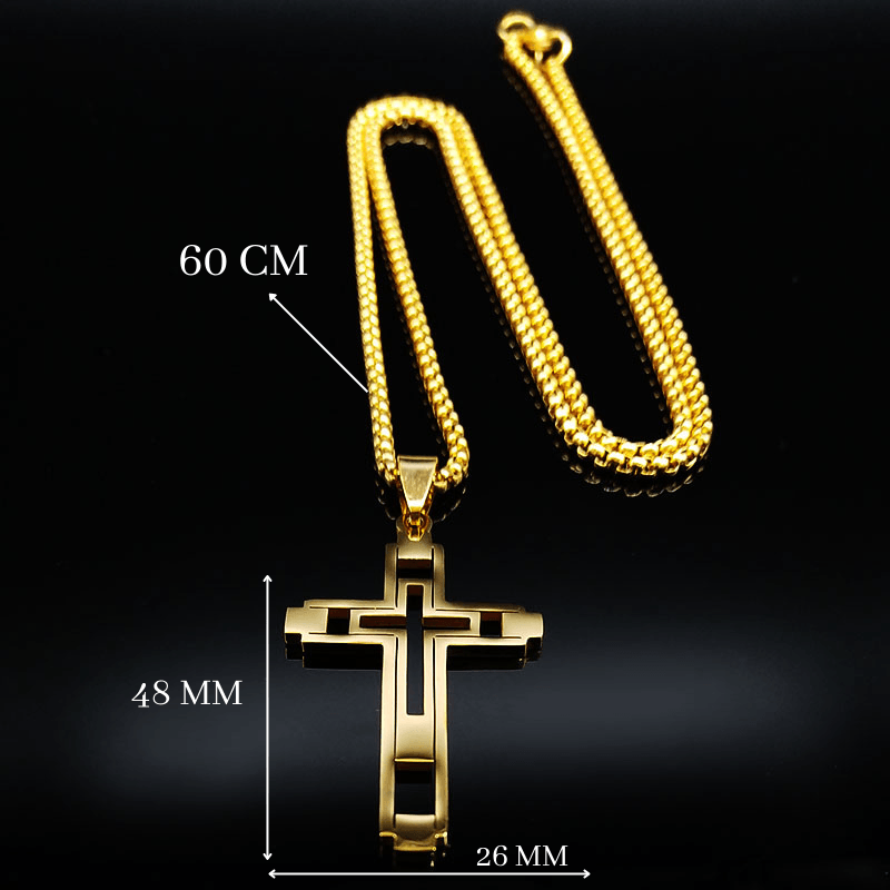 Corrente Crucifixo 60 Cm - Nordwear