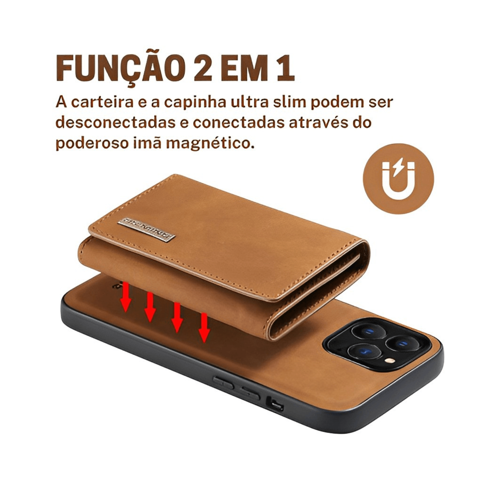 Capinha e Carteira para Iphone - Purse Case - Nordwear