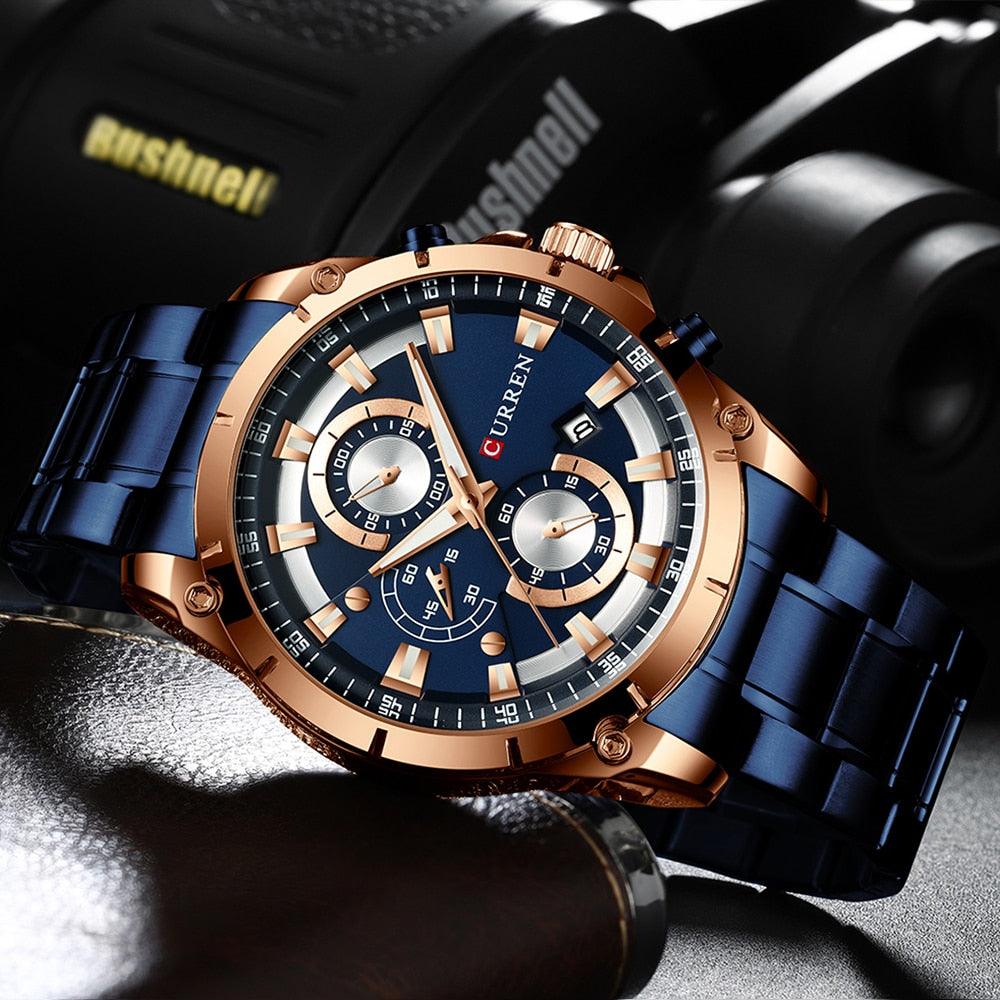 Relógio Gold Business Watch Male - Nordwear