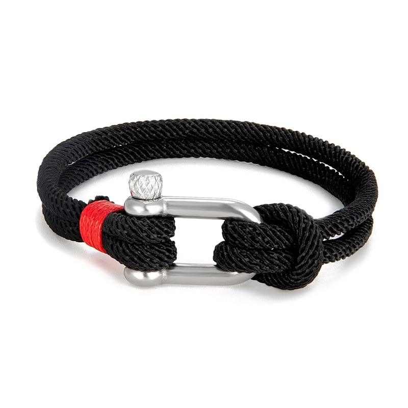 Pulseira de Corda com fecho de Aço inoxidável - Nordwear