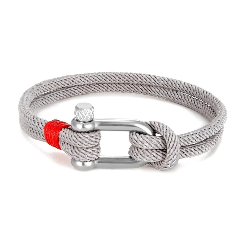 Pulseira de Corda com fecho de Aço inoxidável - Nordwear