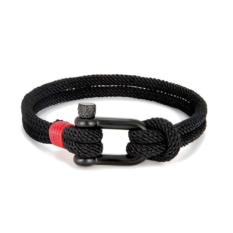 Pulseira de Corda com fecho de Aço inoxidável - Nordwear