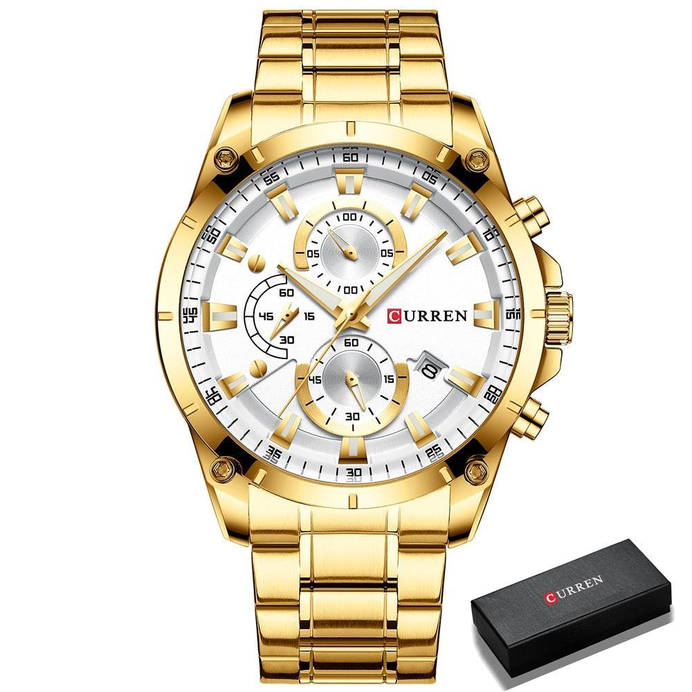 Relógio Gold Business Watch Male - Nordwear