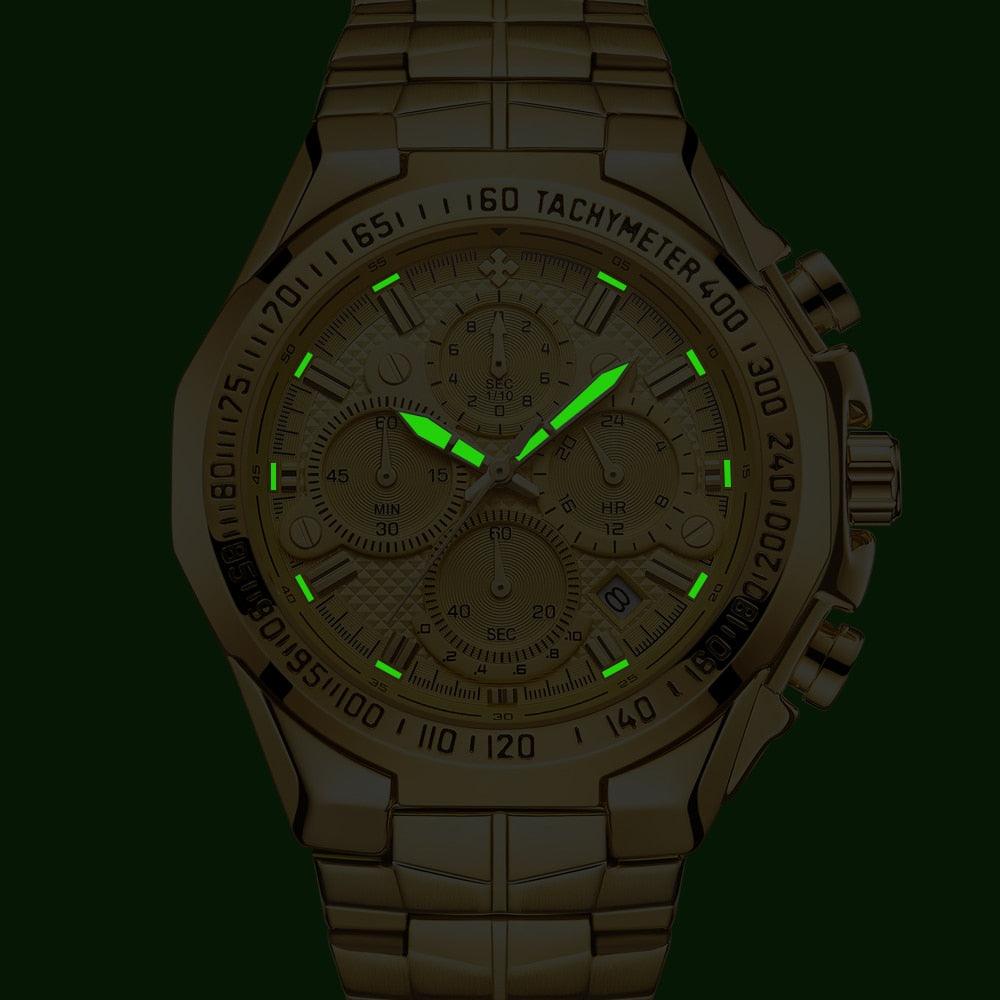 Relogio Watches Gold + PULSEIRA DE BRINDE! - Nordwear