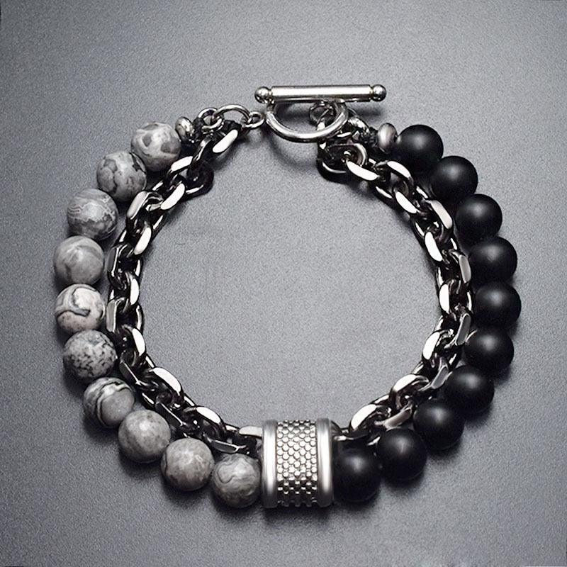 Conjunto de pulseiras Dark Rustic - Nordwear