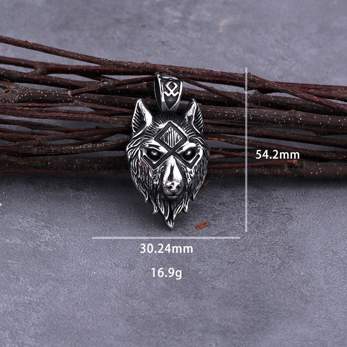 Colar Cabeça de Fenrir - Nordwear