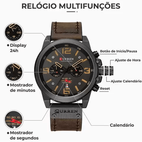 Relógio Quartz Military Genuine - Nordwear